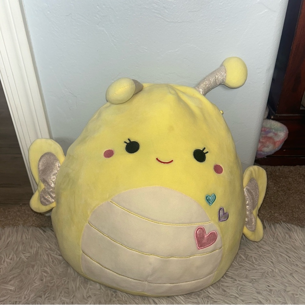 Yellow butterfly squishmallow “12”